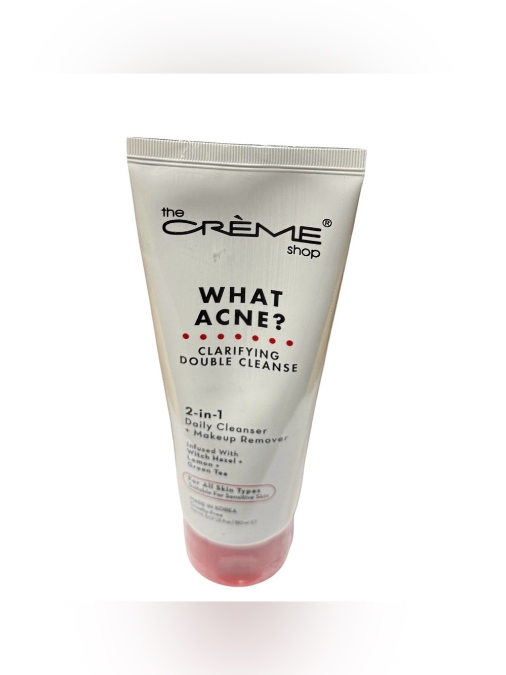 The Crème Shop What Acne? Cleanser NWT